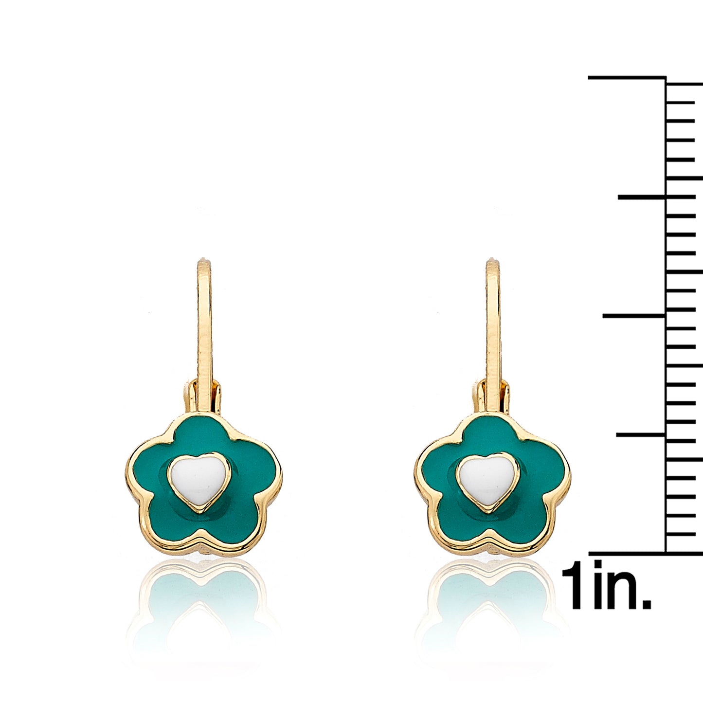 Flower & Heart Earring