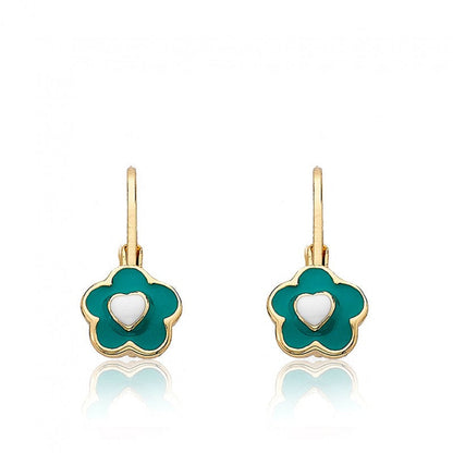 Flower & Heart Earring