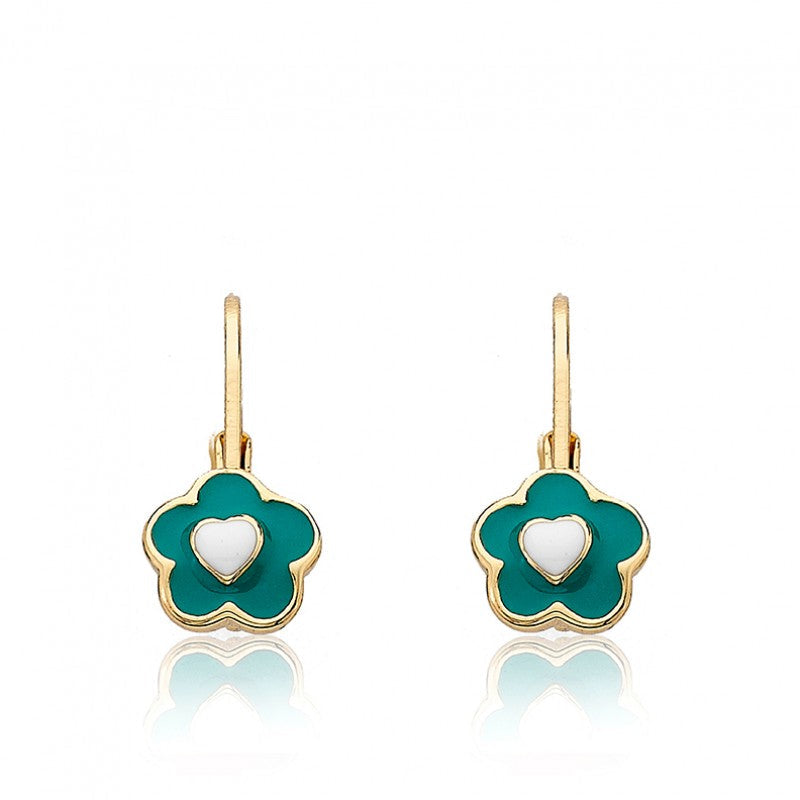 Flower & Heart Earring