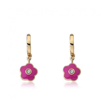 Flower Huggy Earring