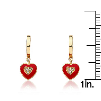 Heart Huggy Earring