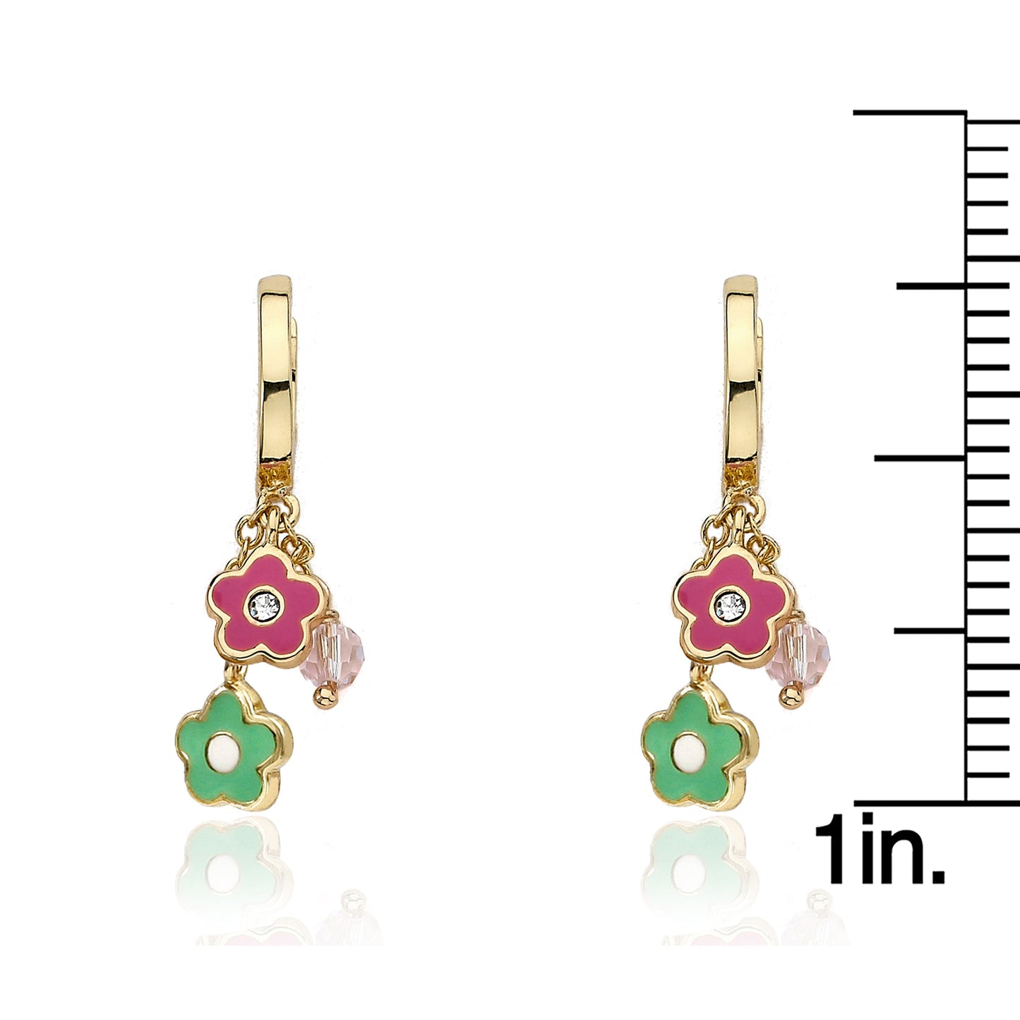 Cluster Dangle Flower Earring