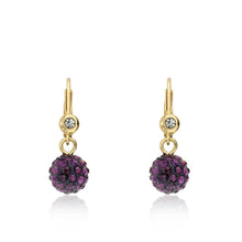 Crystal Ball Dangle Earring