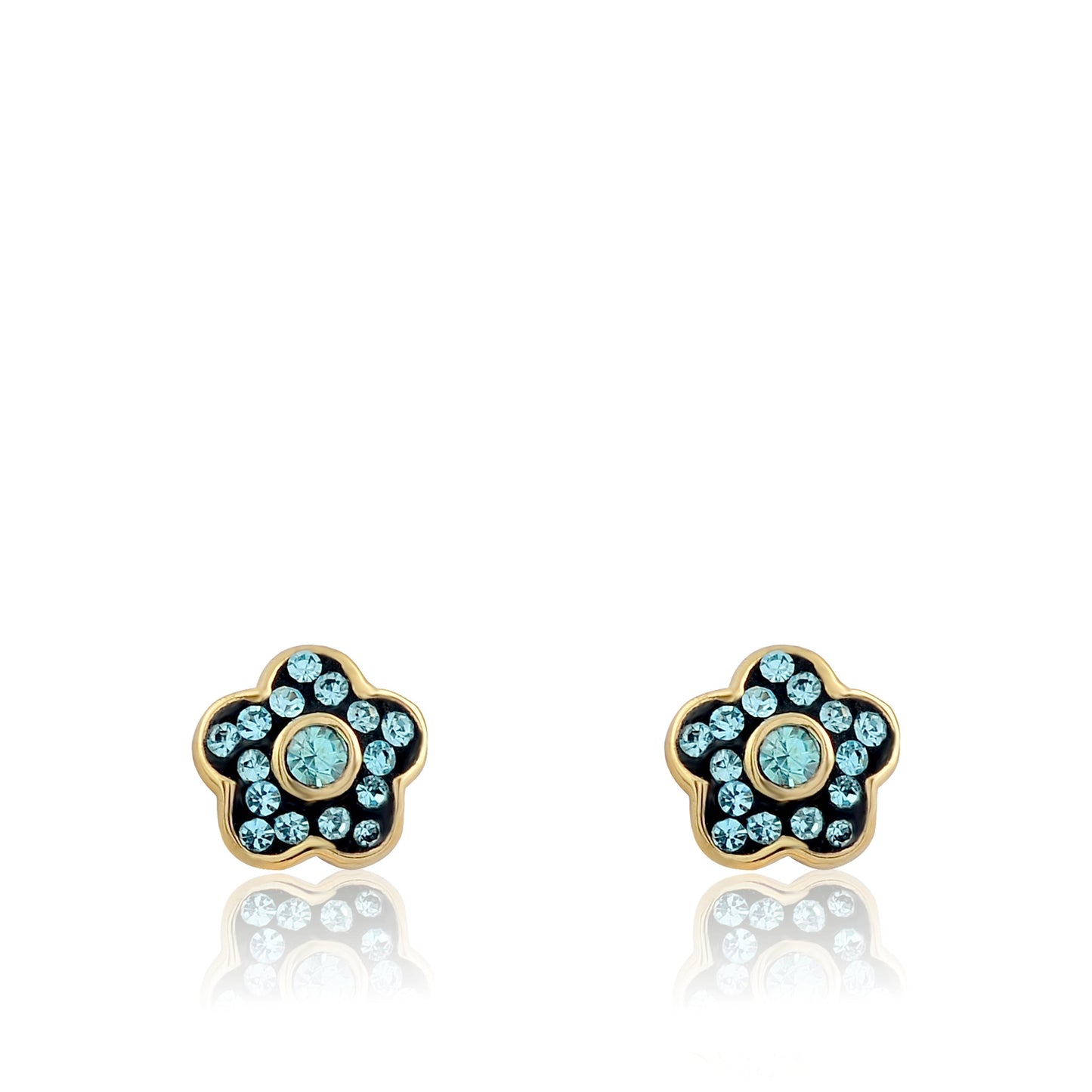 Crystal Flower Earrings