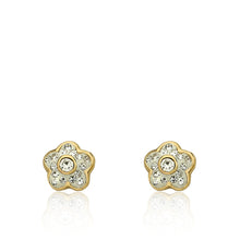 Crystal Flower Earrings