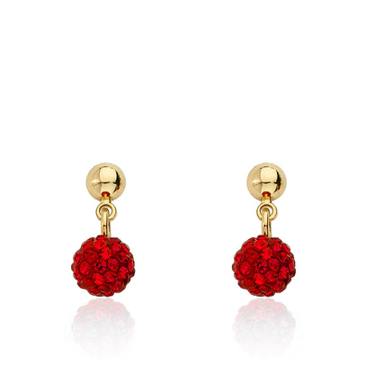 Crystal Ball Earring