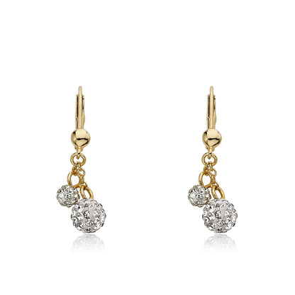 Crystal Ball Dangle Earring