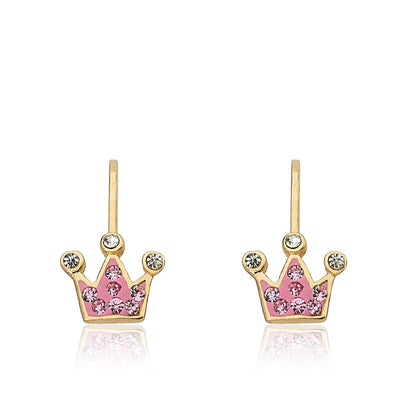 Pretty Princess Crystal Crown Earring