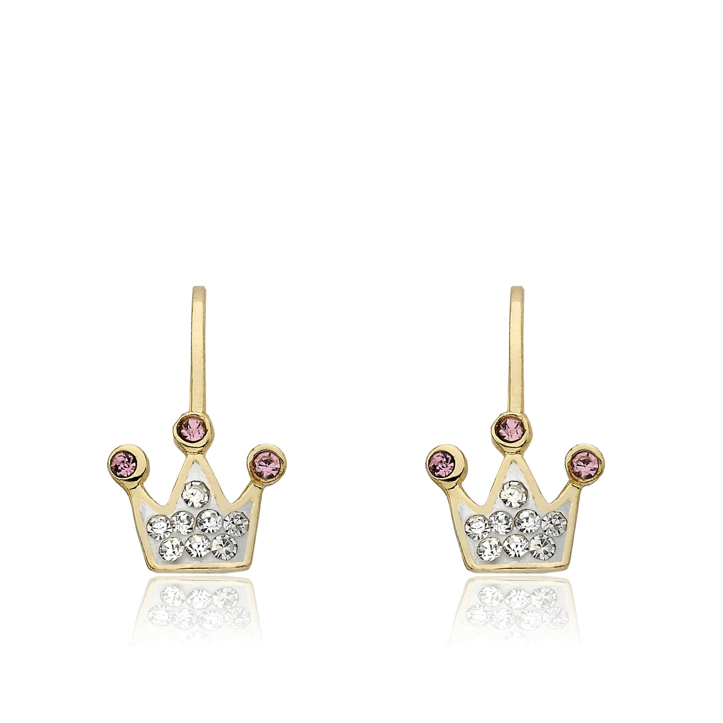 Pretty Princess Crystal Crown Earring