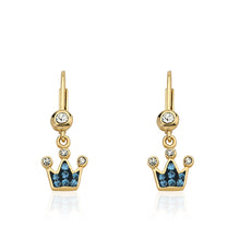 Crystal Crown Dangle Earring