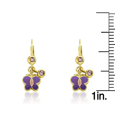 Butterfly Crystal Earring