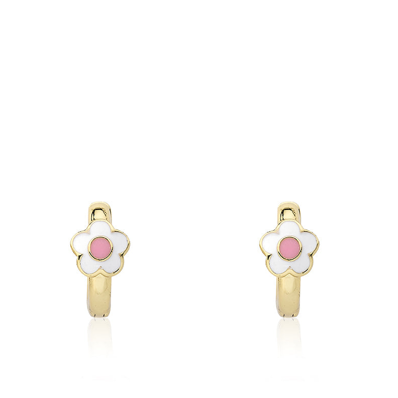 Flower Huggy Earring