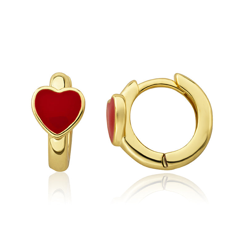 Heart Huggy Earring