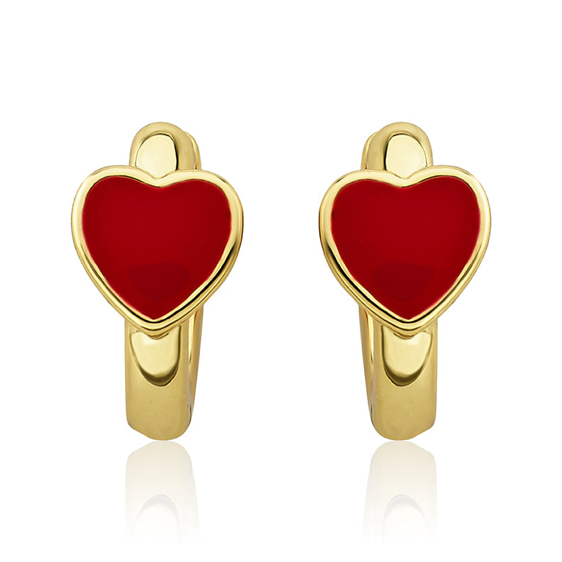 Heart Huggy Earring