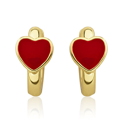 Heart Huggy Earring