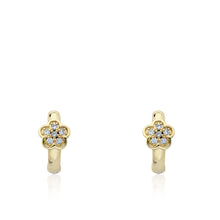 Cz Flower Baby Earring