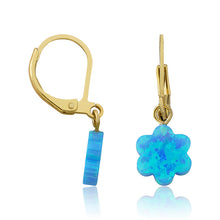 Glitter Girl Opal Flower Earring