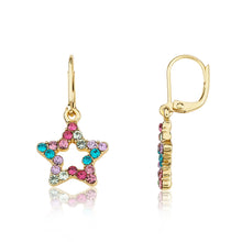 Rainbow Star Dangle Earring