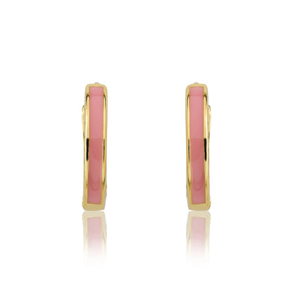 Enamel Huggy Earring