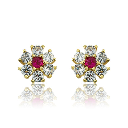 Flower Stud Earring