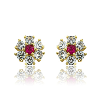 Flower Stud Earring