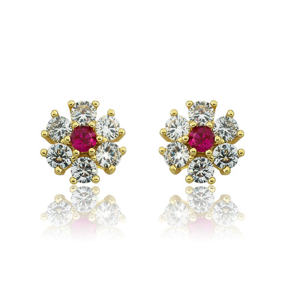 Flower Stud Earring