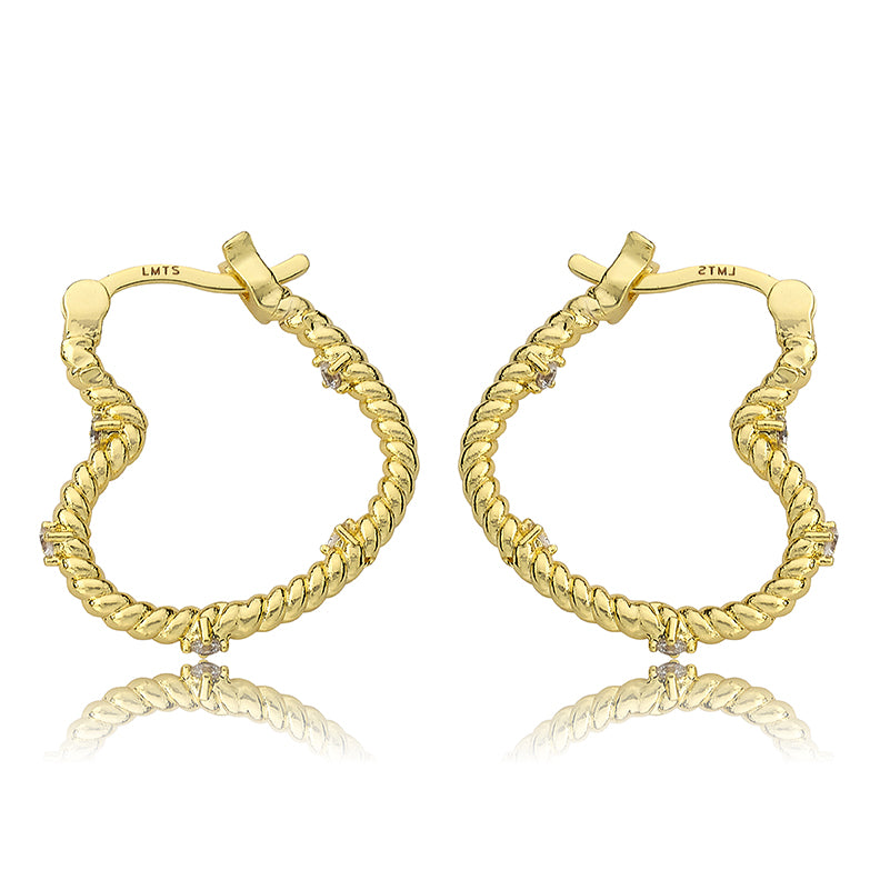 James Avery 14K Gold Rose Hoop Earrings | Dillard's