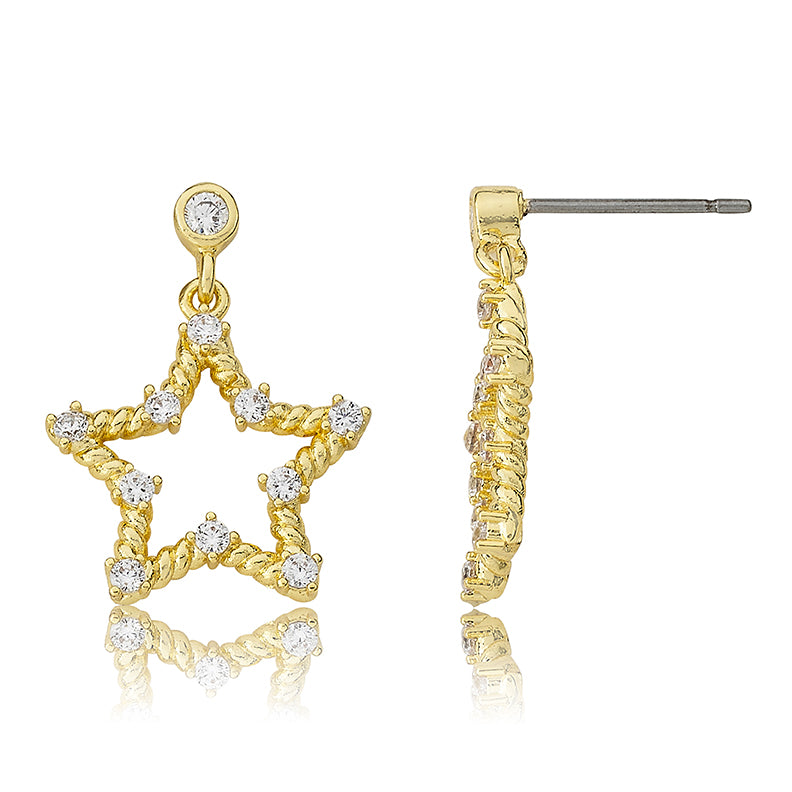 Rope Star Dangle Earring