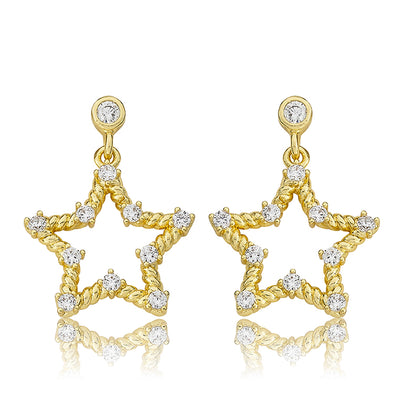 Rope Star Dangle Earring