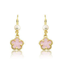 Mother of Pearl Flower Earring