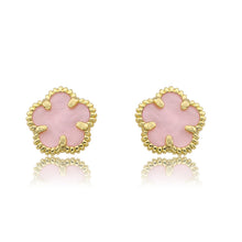 Mother of Pearl Flower Earring