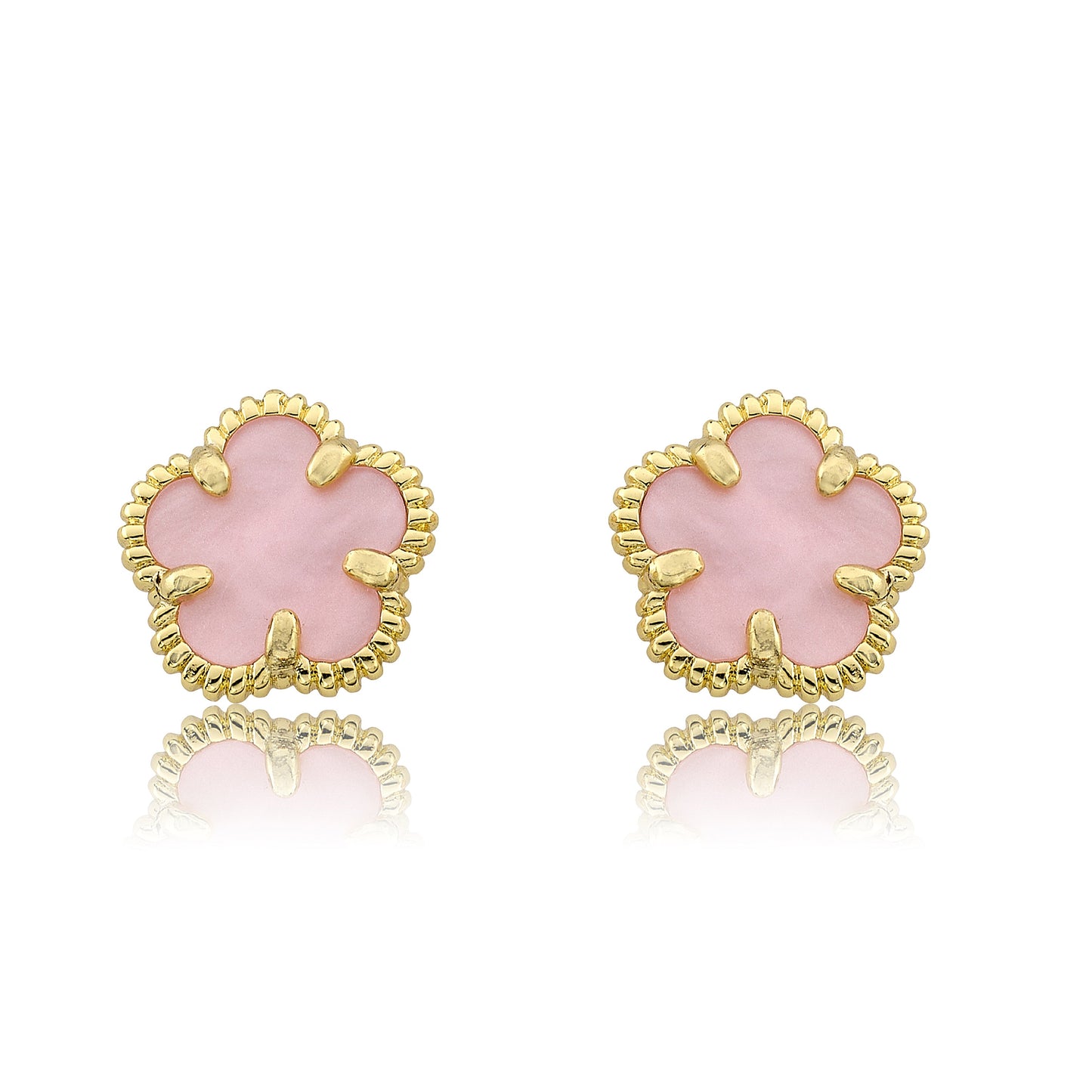 Mother of Pearl Flower Earring