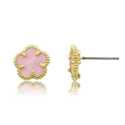 Mother of Pearl Flower Earring