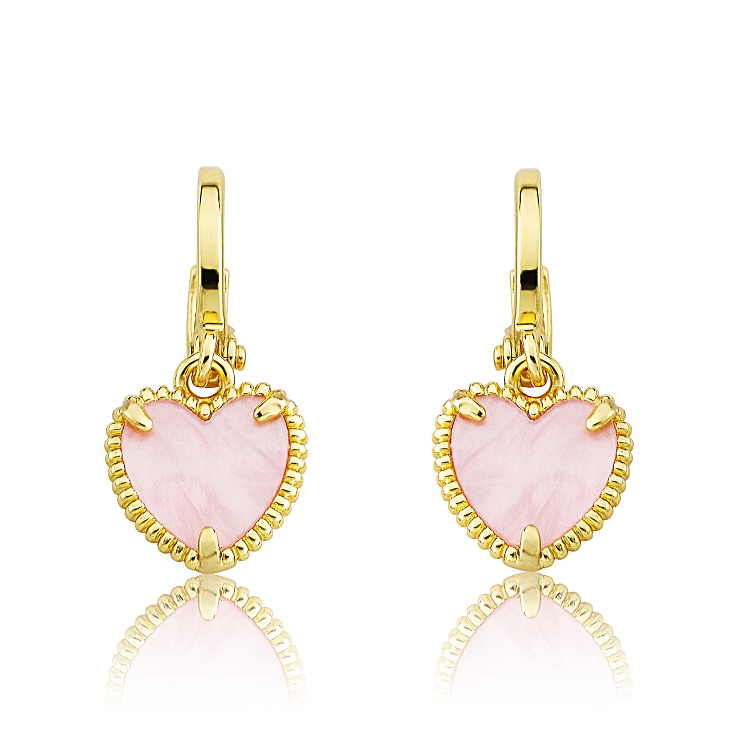 Mother of Pearl Heart Earring