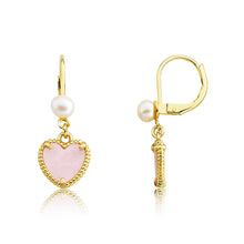 Mother of Pearl Heart Earring