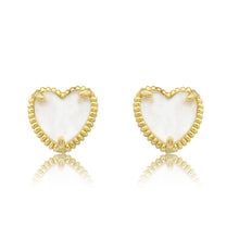 Mother of Pearl Heart Earring