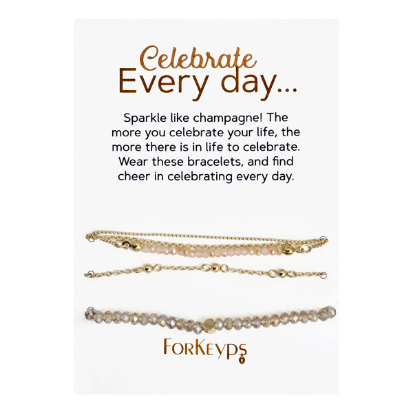 "Celebrate Every Day" Bracelets Gift Box Set