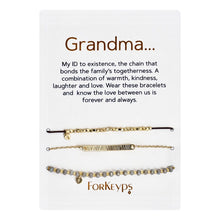 "Grandma" Bracelets Gift Box Set