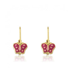 Polka Dot Butterfly Earring