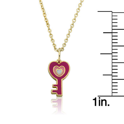 Key Heart Necklace