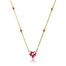 Polka Dot Heart Necklace