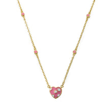 Polka Dot Heart Necklace