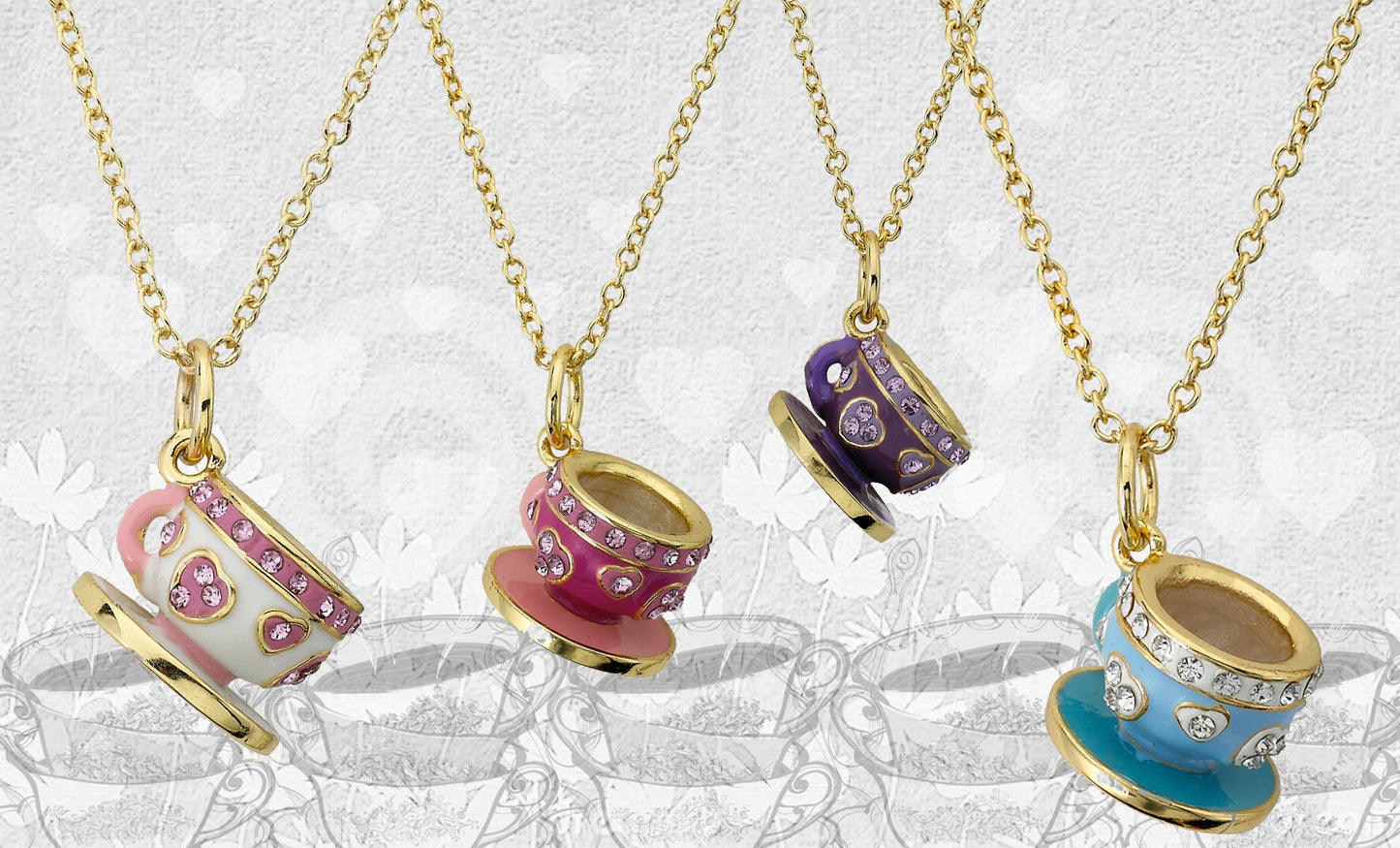 Tea Cup Necklace