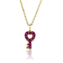 Key Heart Necklace