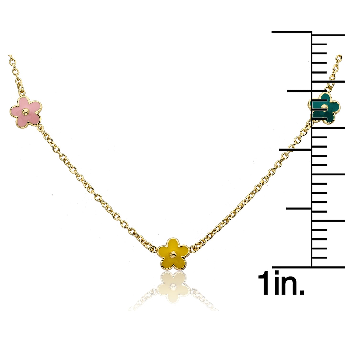 Triple Flower Necklace