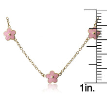 Triple Flower Necklace