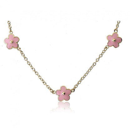 Triple Flower Necklace