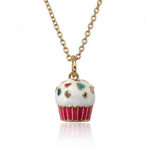 Vanilla Cupcake Pendant Necklace