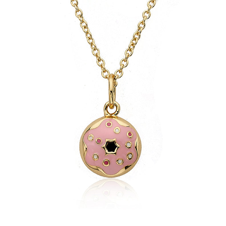 Donut Pendant Necklace