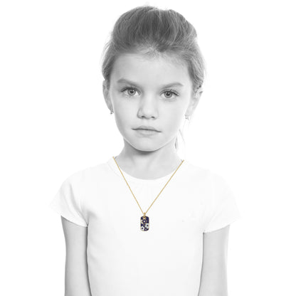 Girl's ID Flower Necklace